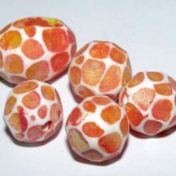 Set Of 5 Polymer Clay Dist..