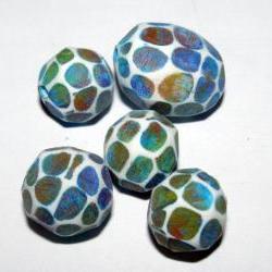 Set Of 5 Polymer Clay Dist..
